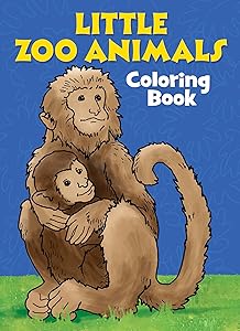 Little Zoo Animals Coloring Book (Dover Little Activity Books: Animals) by Roberta Collier