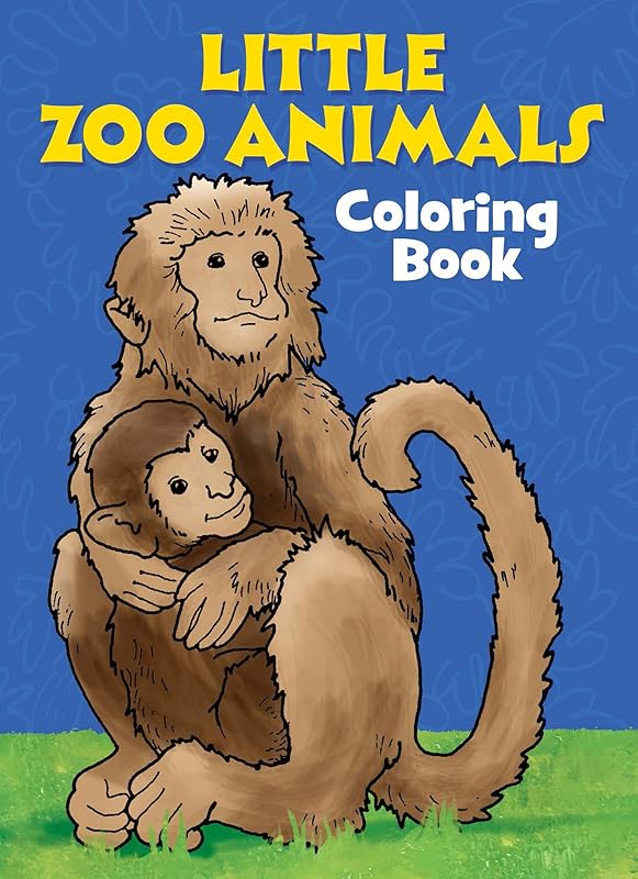 Little Zoo Animals Coloring Book (Dover Little Activity Books: Animals) by Roberta Collier