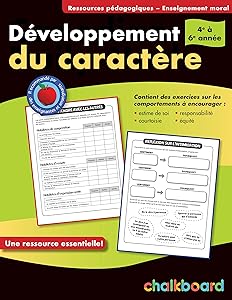 Developpement Du Caractere 4-6 (Character Development)