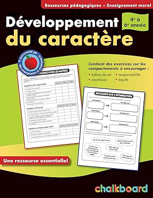 Developpement Du Caractere 4-6 (Character Development)