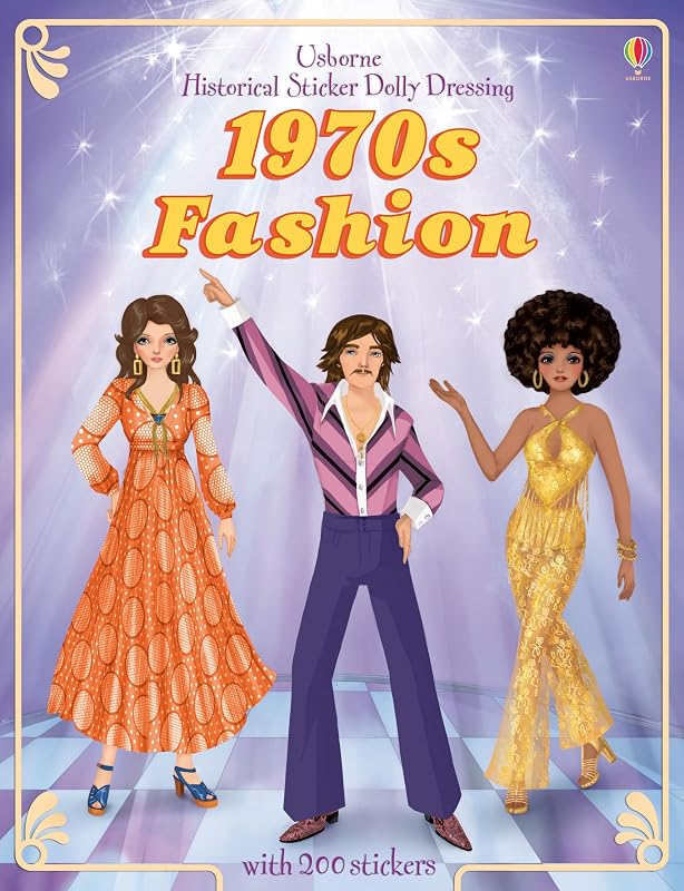 1970s Fashion Sticker Book by Emily Bone