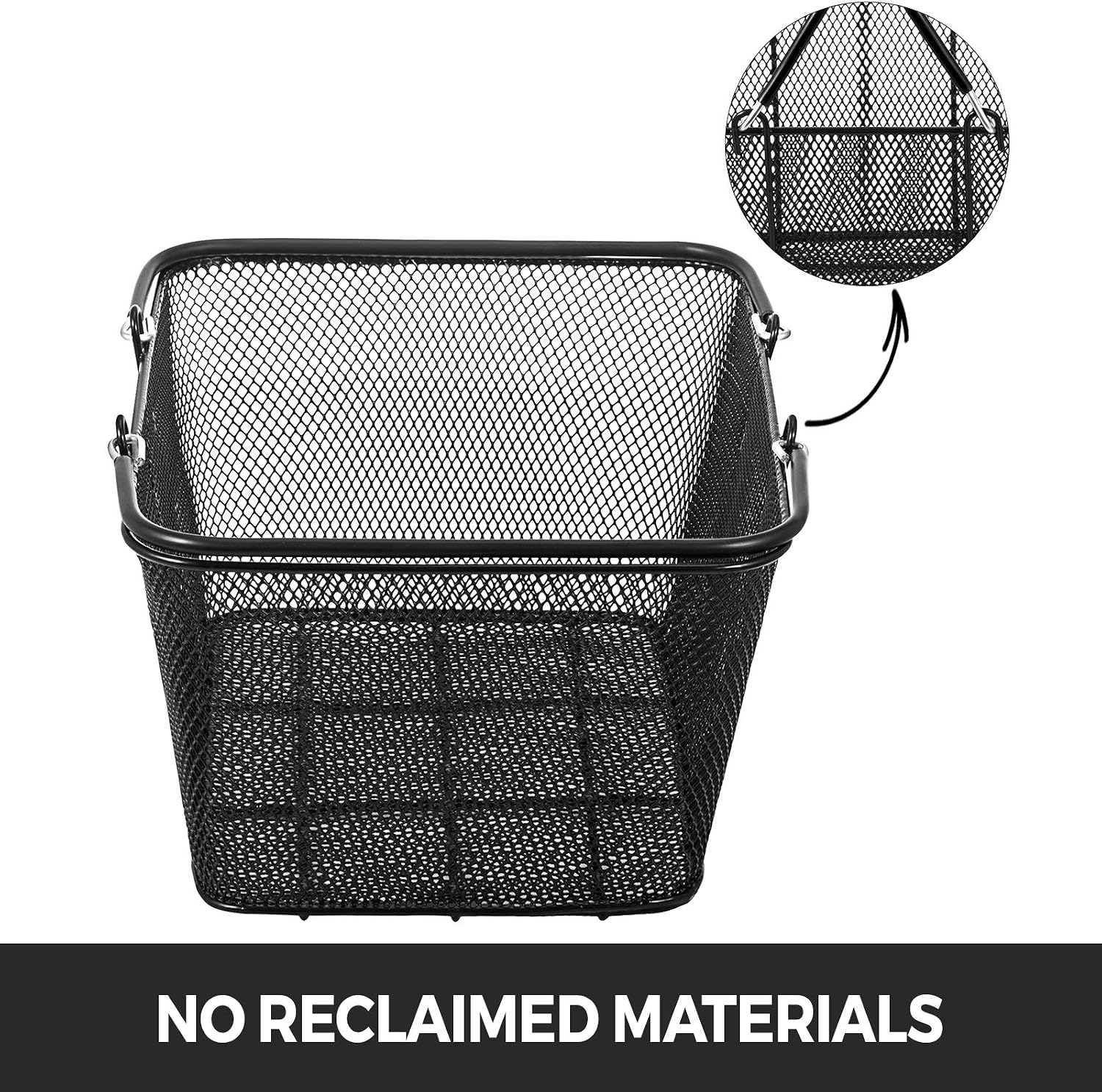 VEVOR Einkaufskorb, 12er-Set, 21 l, robuster Kunststoff-Einkaufskorb mit Metallgriff und Ständer, 42,5 x 30,5 x 21,8 cm, tragbarer Einkaufskorb_voghion.com