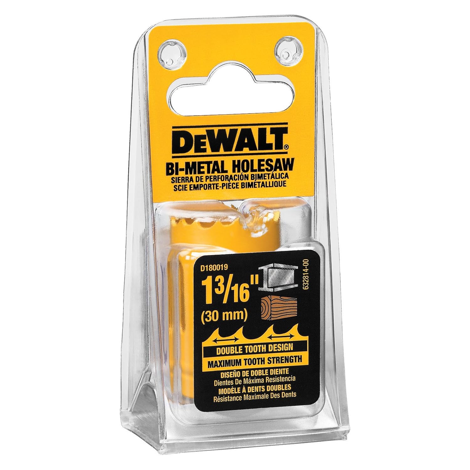 

Dewalt D180019 1-3/16" Bi-Metal Hole Saw