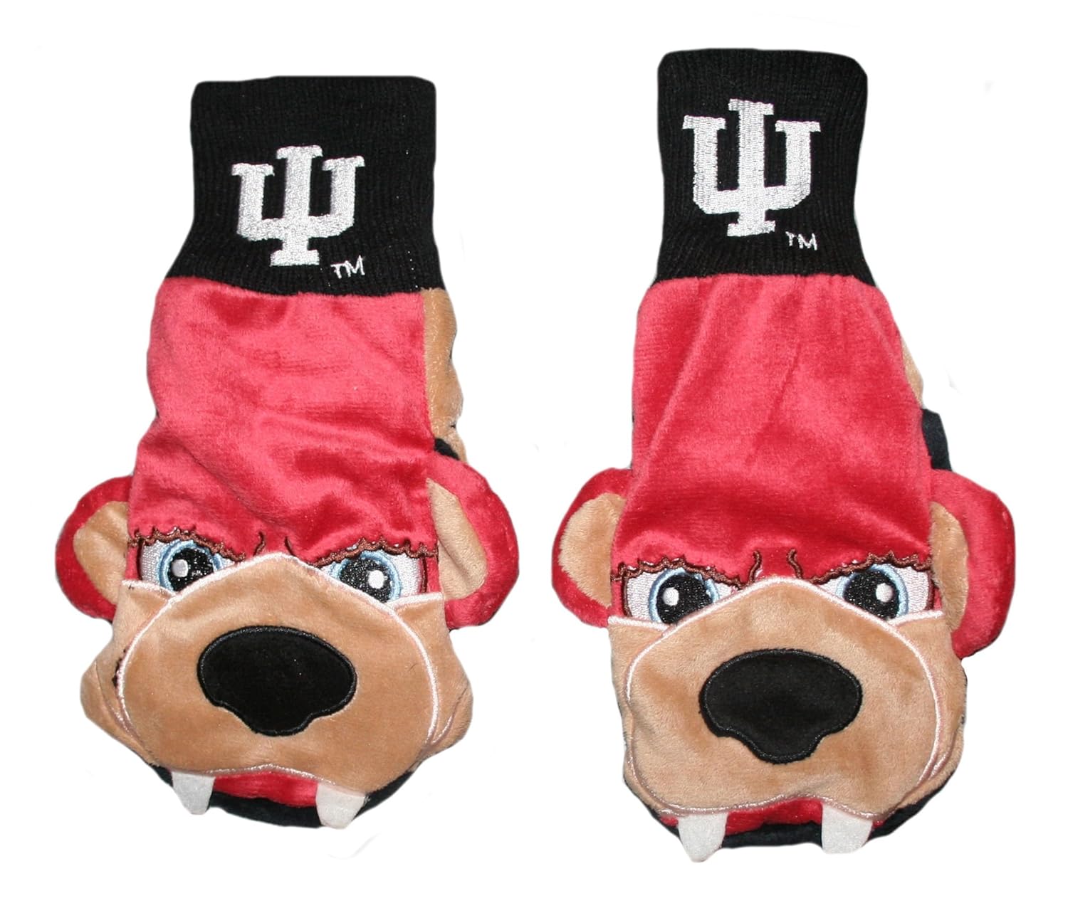 

IU - Indiana University Mascot Mittens - Adult, 1 Pair