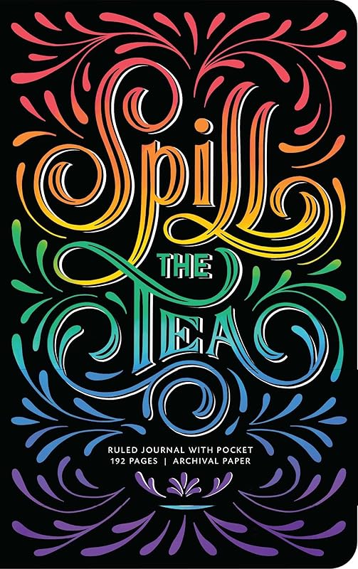 Spill the Tea Hardcover Ruled Journal (Insights Journals) by Insight Editions