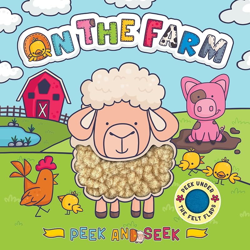 Little Hippo Books Peek and Seek On the Farm Children's Books Ages 1-3 | Touch and Feel Books for Toddlers 1-3 & Baby Books | Best Kid's Books and ... Children's Books and Sensory Books by Little Hippo Books
