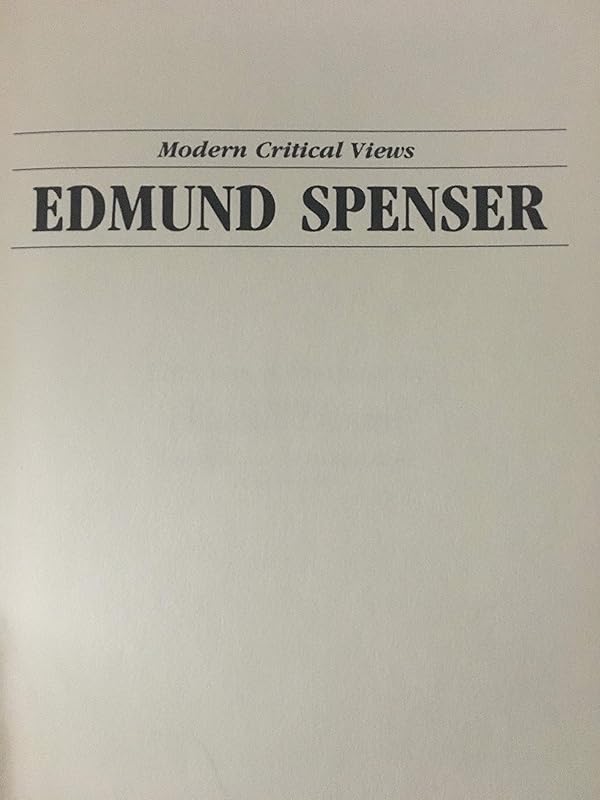 Edmund Spenser (Bloom's Modern Critical Views) by Harold Bloom