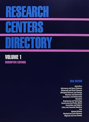 Research Centers Directory (2 Volumes Set)
