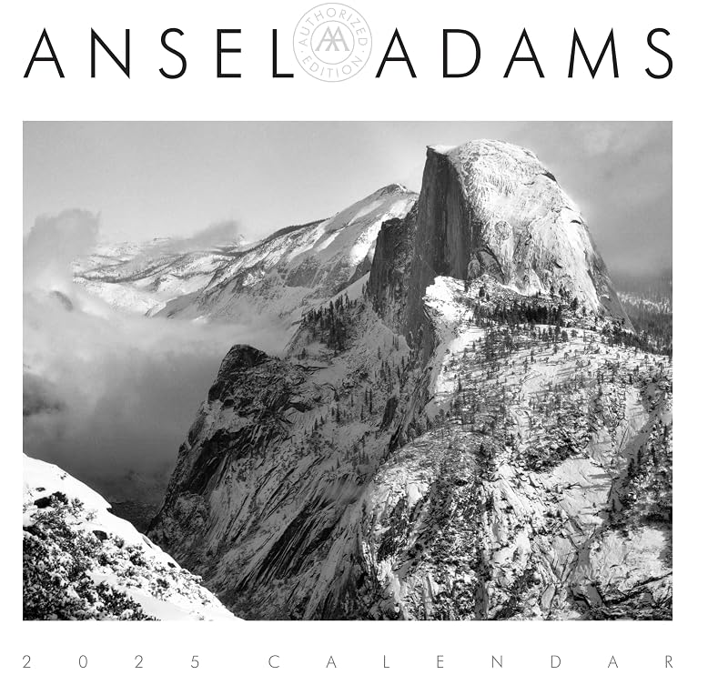 Ansel Adams 2025 Wall Calendar: Authorized Edition: 13-Month Nature Photography Collection (Monthly Calendar) by Ansel Adams
