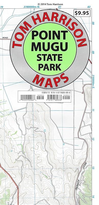 PT Mugu State Park Trail Map: PT Mugu, Circle X Ranch, Arroyo Sequit, Backbone Trail, Malibu Springs, Rancho Sierra Vista, Leo Carrillo State Park: (Tom Harrison Maps) by Tom Harrison Maps