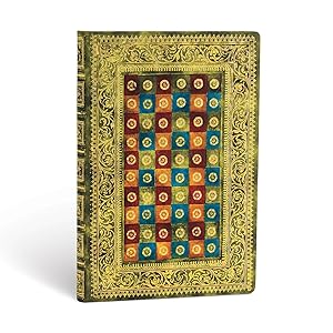 Paperblanks | Verde| Venetian Mornings | Hardcover | Mini | Lined | Elastic Band Closure | 176 Pg | 85 GSM