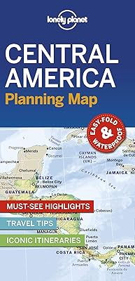 Lonely Planet Central America Planning Map