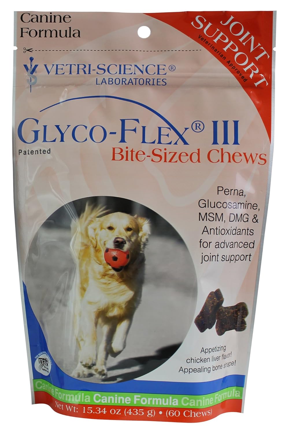有关以下物品的详细资料: glyco-flex iii soft-chews for dogs, 120