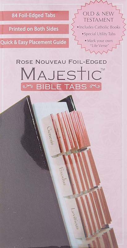 Majestic Rose Nouveau Bible Tabs (Majestic™ Bible) by Ellie Claire