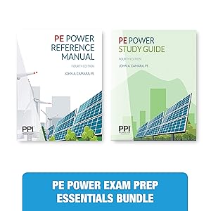 PPI PE Power Reference Manual & PE Power Study Guide, 4th Edition – Two Essentials for Success on the NCEES PE Exam