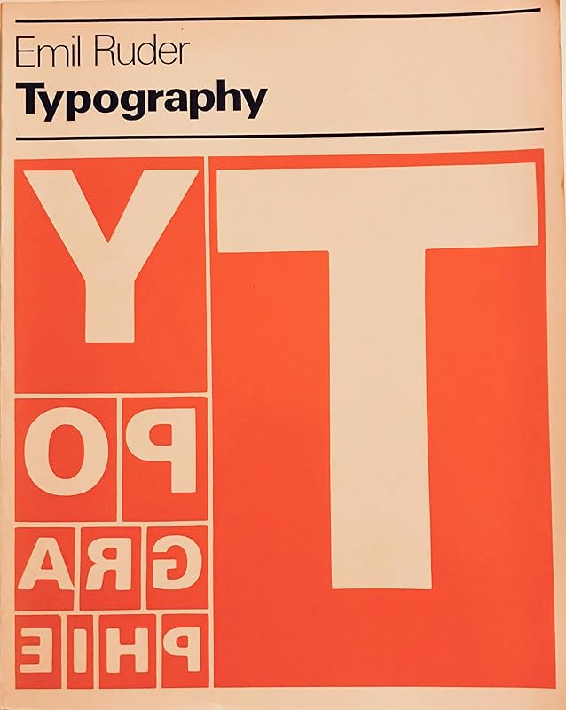 Typography: A Manual of Design (English and German Edition) by Emil Ruder