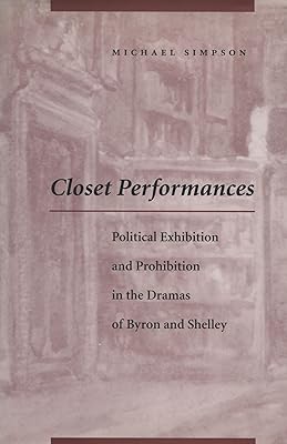 Closet Performances: Political Exhibition and Prohibition in the Dramas of Byron and Shelley