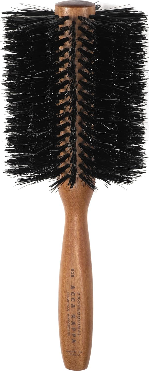 

Acca Kappa Professional Pro Hair Brush, Round, Boar Bristle/Nylon, X-Large
