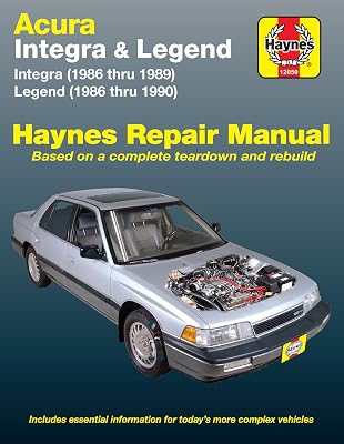 Acura Integra (1986-1989) & Legend (1986-1990) Haynes Repair Manual (USA)