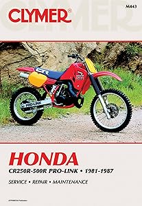 Honda CR250R-500R Pro-Link Motorcycle (1981-1987) Service Repair Manual