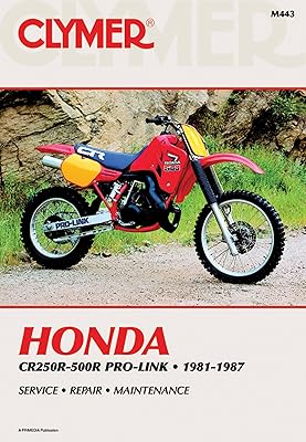 Honda CR250R-500R Pro-Link Motorcycle (1981-1987) Service Repair Manual