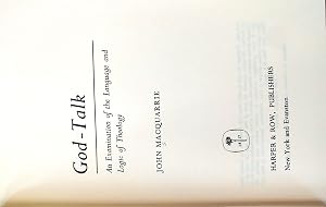 God-Talk: an Examination of the Language and Logic of Theology by john-macquarrie
