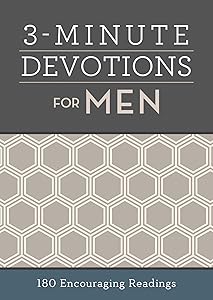 3-Minute Devotions for Men: 180 Encouraging Readings by Compiled by Barbour Staff