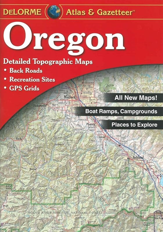 Oregon Atlas & Gazetteer (Delorme Atlas & Gazetteer) by Delorme