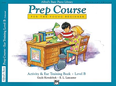 Alfred's Basic Piano Prep Course Activity & Ear Training Level B (Alfred's Basic Piano Library)