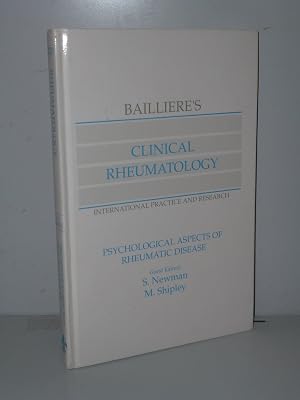 Psychological Aspects of Rheumatic Disease (Bailliere's Clinical Rheumatology)