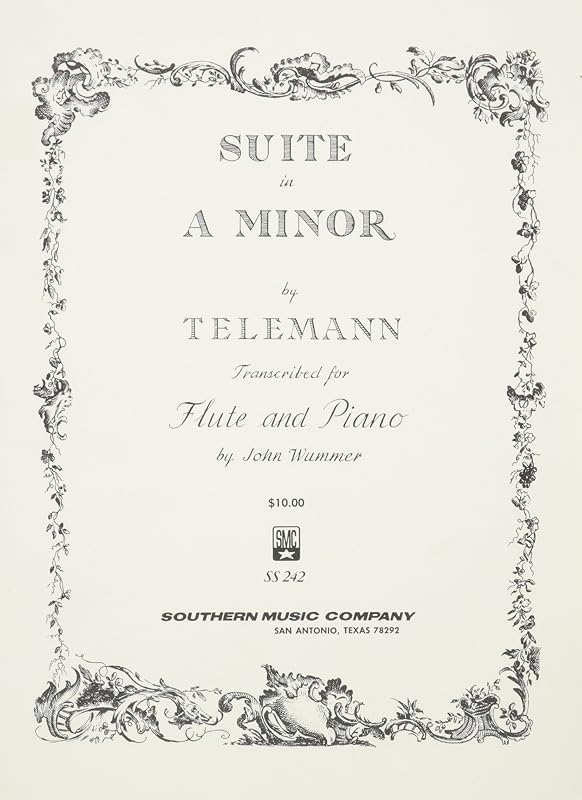 Suite in A Minor: Flute by John Wummer