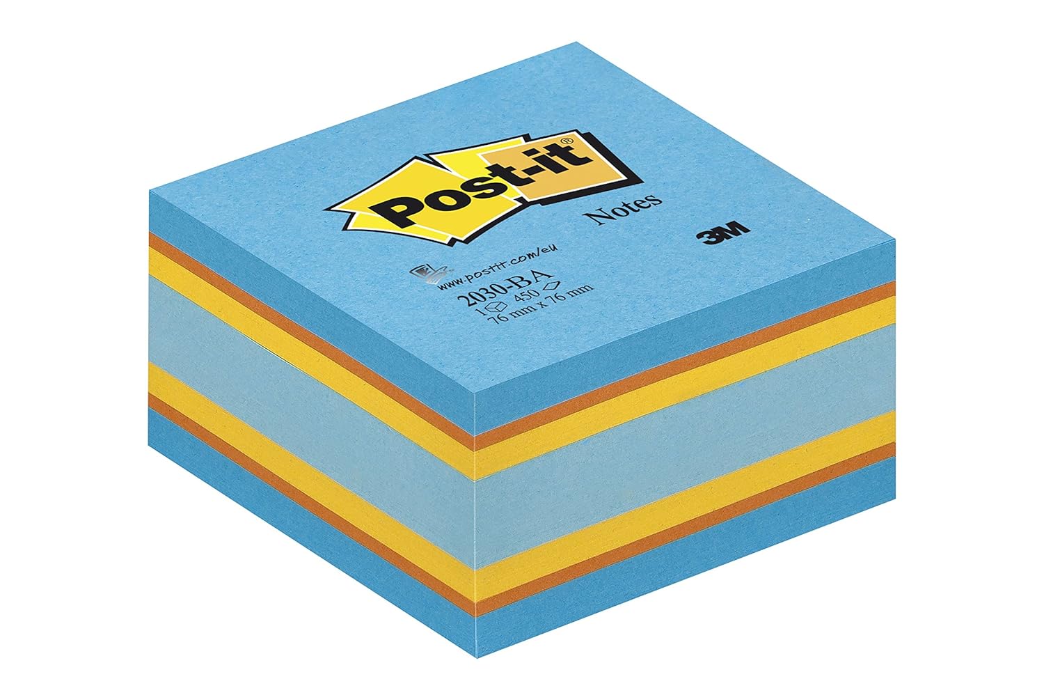 

3M Post-it Note Cube Balance Blue 2030-B