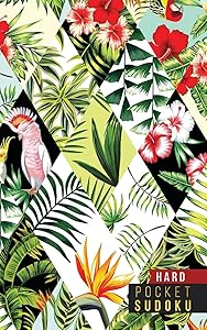 Pocket Sudoku Hard: 158 Hard Sudoku Puzzles with Solutions | Pocket Sudoku Puzzle Books | Large Print Sudoku Puzzle Books For Adults | Sudoku For Seniors | Travel Size | Fun Gift | Flamingos