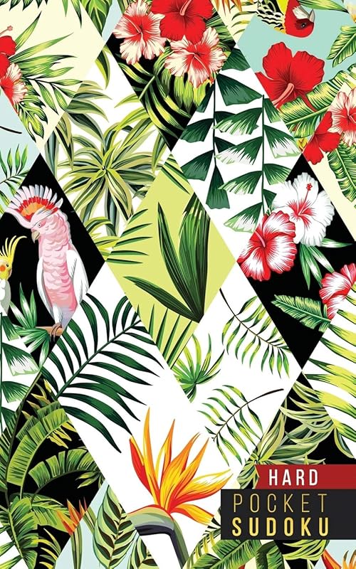 Pocket Sudoku Hard: 158 Hard Sudoku Puzzles with Solutions | Pocket Sudoku Puzzle Books | Large Print Sudoku Puzzle Books For Adults | Sudoku For Seniors | Travel Size | Fun Gift | Flamingos by Simply Sudoku