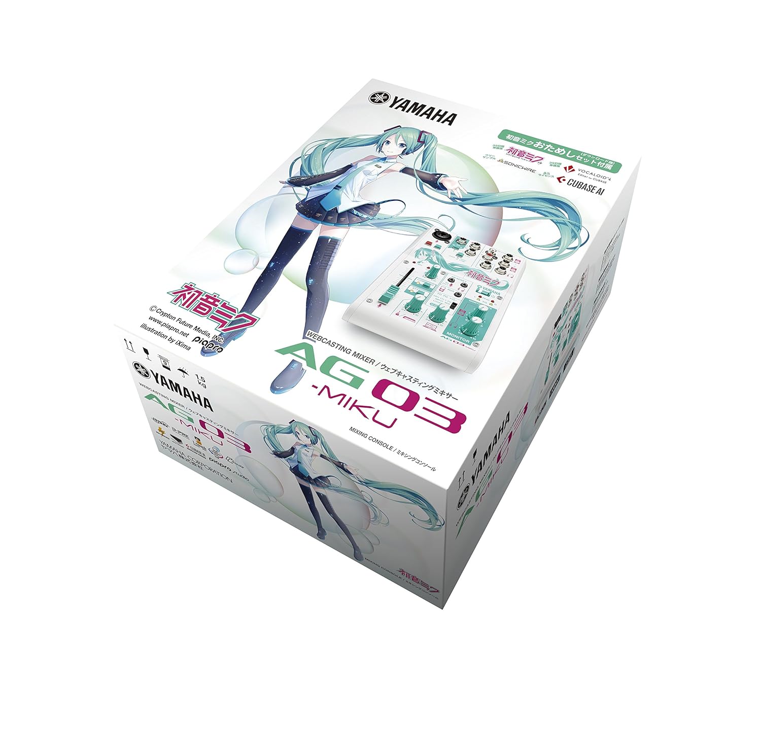 

YAMAHA Webcasting mixer 3 channel "Hatsune Miku Trial Set" AG03-MIKU Webcasting mixer 3 channel "Hatsune Miku Trial Set" AG03-MIKU
