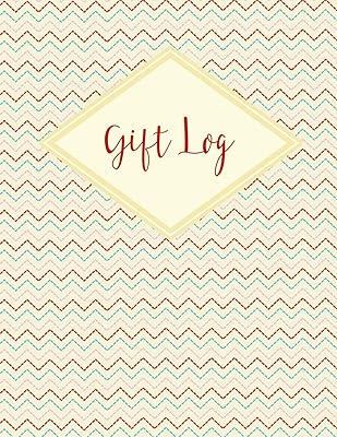 Gift Log: Blank Gift Record Book