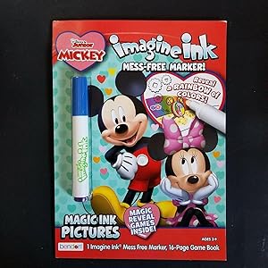 DJ Mickey Imagine Ink Magic Ink Coloring Book