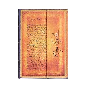 Paperblanks | Angelou, I Know Why the Caged Bird Sings | Embellished Manuscripts Collection | Hardcover | Midi | Lined | Wrap Closure | 144 Pg | 120 GSM
