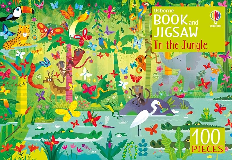 In the Jungle (Usborne Book and Jigsaw) by Kirsteen Robson