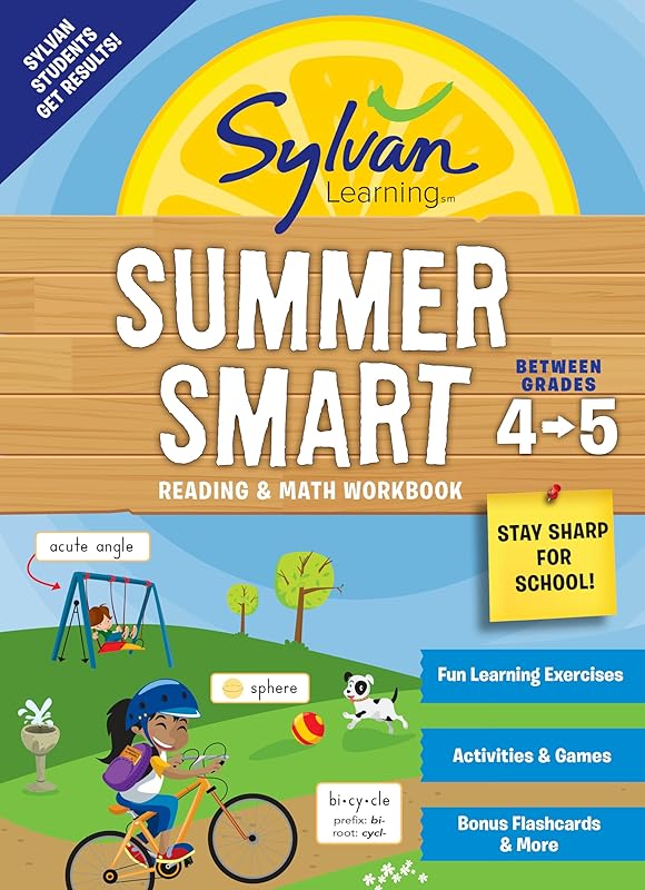 Sylvan Summer Smart Workbook: Between Grades 4 & 5 (Sylvan Summer Smart Workbooks) by Sylvan Learning