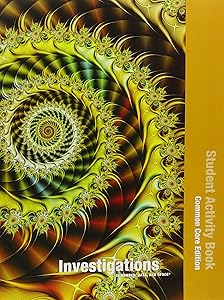 Investigations: Common Core Student Activity Book, Grade 4