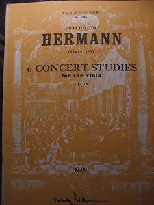 Six Concert Studies, Op. 18 (Kalmus Edition) by Friedrich Hermann