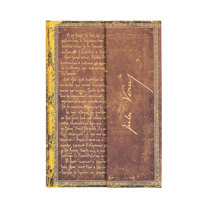 Verne, Around the World Mini Unlined Hardcover Journal, 176pg, 85GSM by Paperblanks (Embellished Manuscripts Collection) by Paperblanks