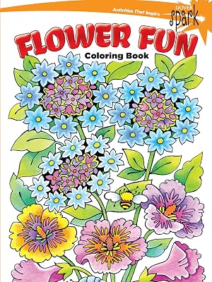 SPARK Flower Fun Coloring Book (Dover Flower Coloring Books)