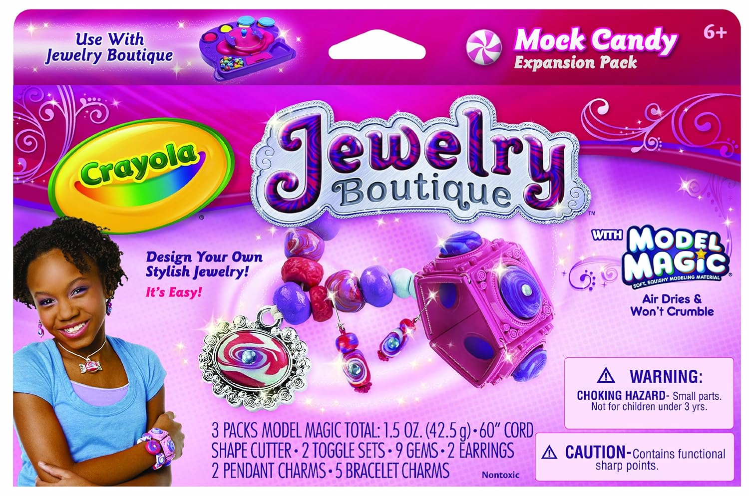 Kit Création Bijoux Crayola 1996 - Boucles D'oreilles Et Collier, Neuf