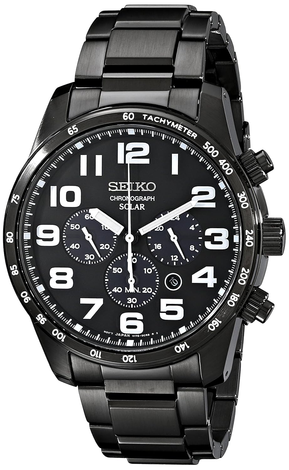 seiko mens ssc231 sport solar analog display j