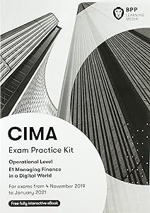 CIMA E1 Managing Fin In A Digital World