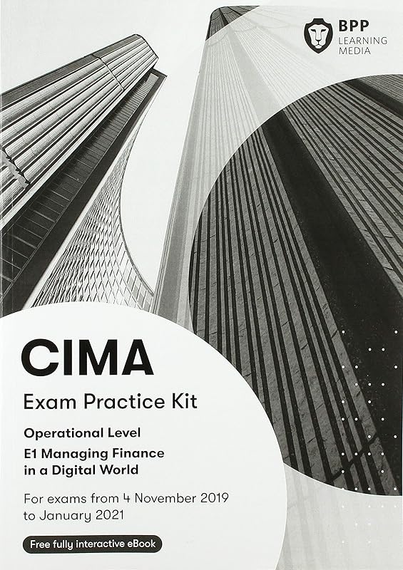 CIMA E1 Managing Fin In A Digital World by unknown author