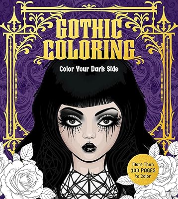 Gothic Coloring: Color Your Dark Side - More Than 100 Pages to Color (Chartwell Coloring Books)