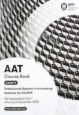 AAT Business Tax FA2019: Coursebook